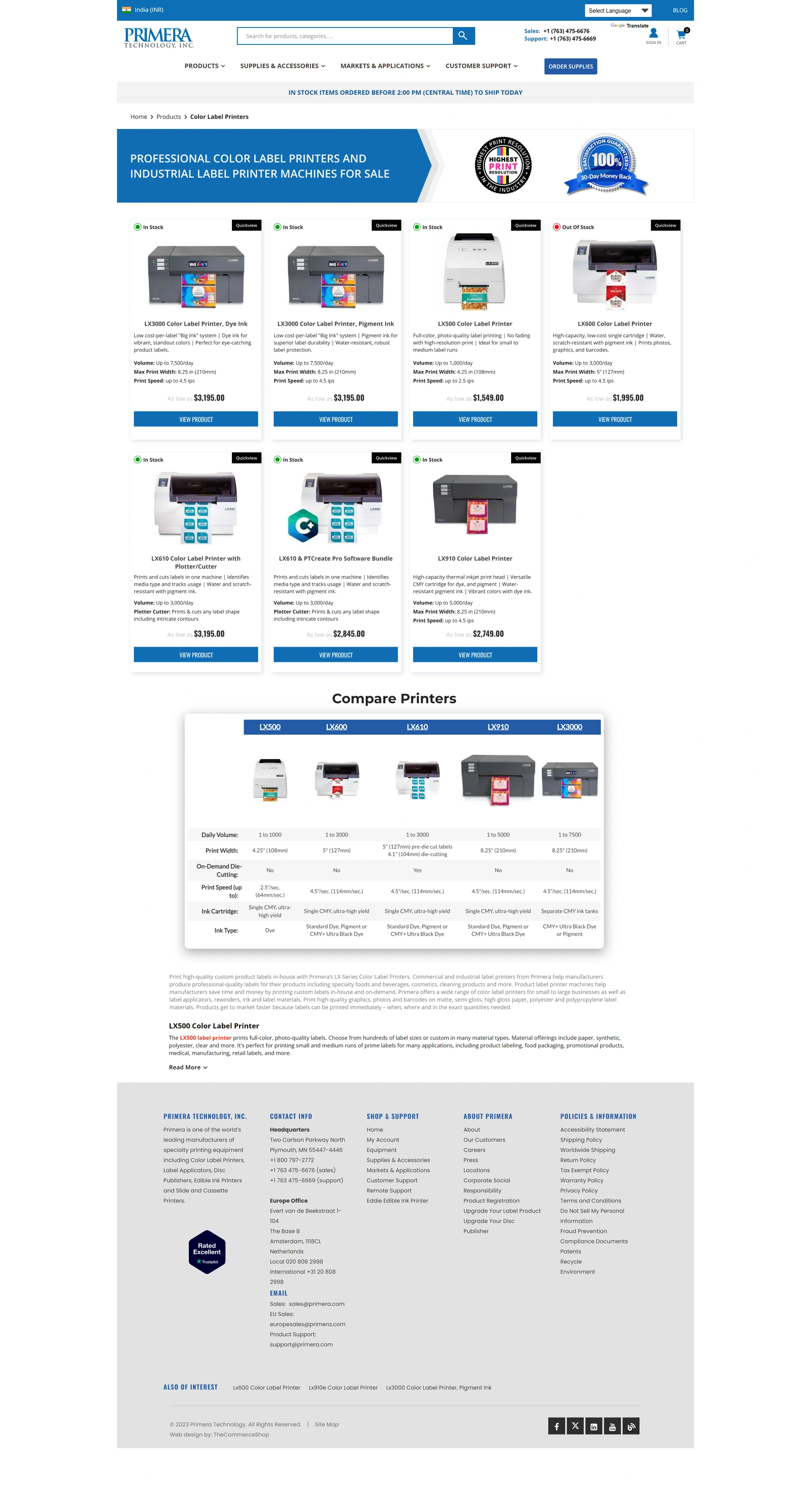 Website Before Redesign