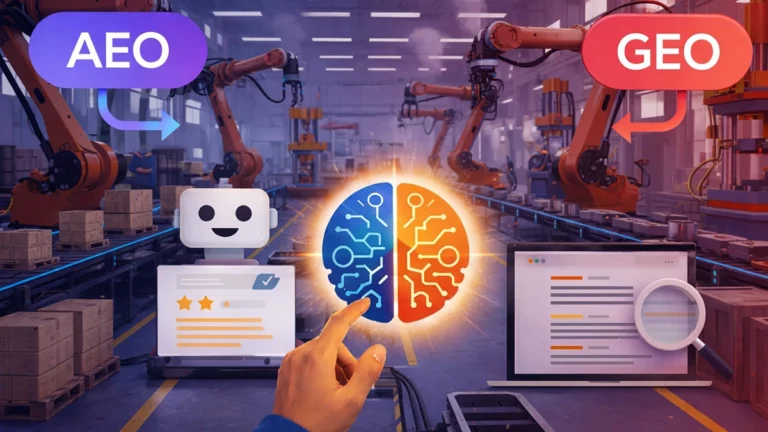 AEO & GEO in B2B Manufacturing: AI Answer Engines Impact on the Buyer Journey (Growth Files Ep. 1)