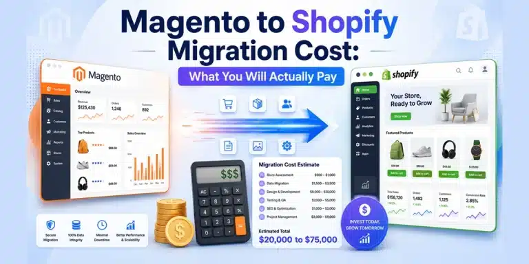 Magento to Shopify Migration Cost: What You Will Actually Pay